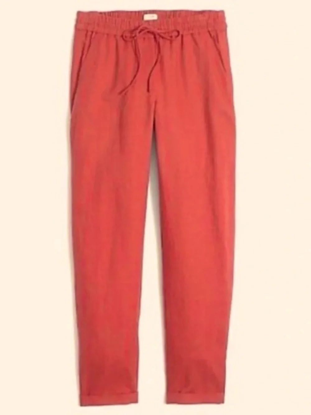 J. Crew Linen Drawstring Pants